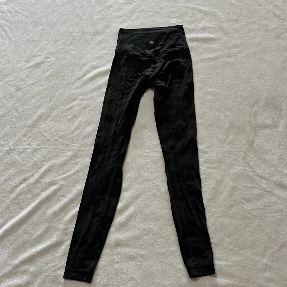 lululemon athletica Black Camo Leggings